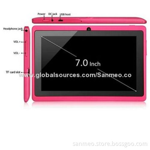 7-inch Tablet PC, Android 4.1, 512M+4G 0.3/2MP camera.WiFi, Bluetooth and G-Sensor, NetbookNew